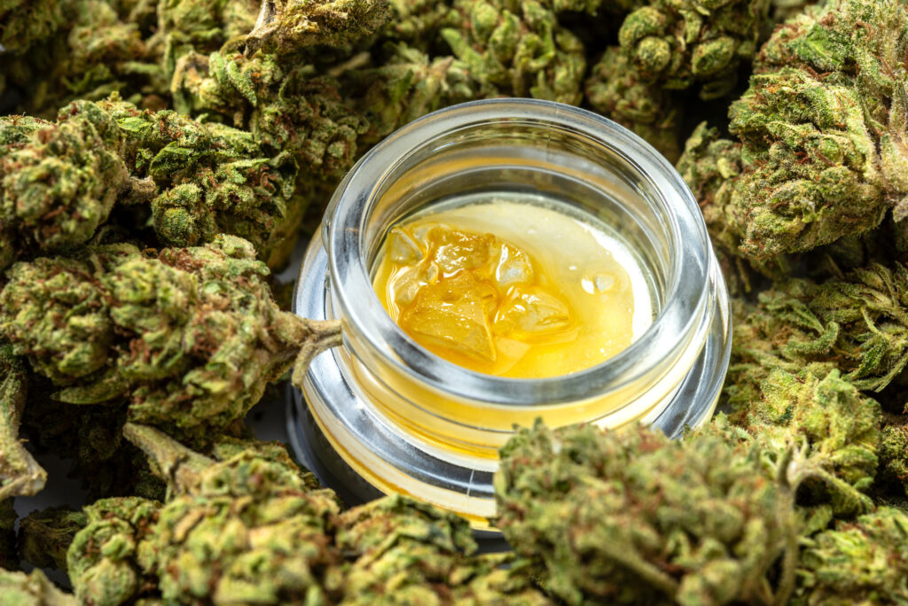Organic Cannabis Wax from above